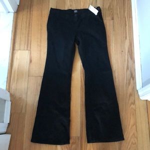 Black flare jeans